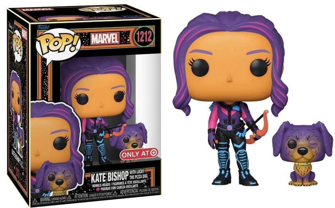 Funko POP! Kate Bishop with Lucky the Pizza Dog #1212